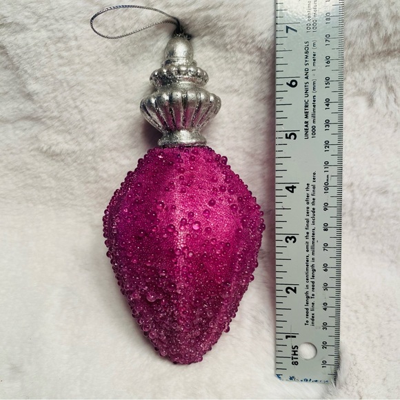 Large Ornaments 7” with Silver Attached Strings Big Bold and Ready For Your Tree - Picture 6 of 8